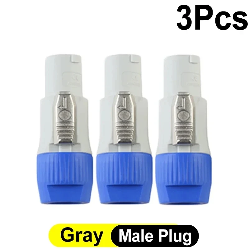 12/1PCS NAC3FCA NAC3MPA Stecker 20A Power Stecker Steckdose Adapter 3Pin Powercon XLR Stecker für Bühne licht LED Bildschirm