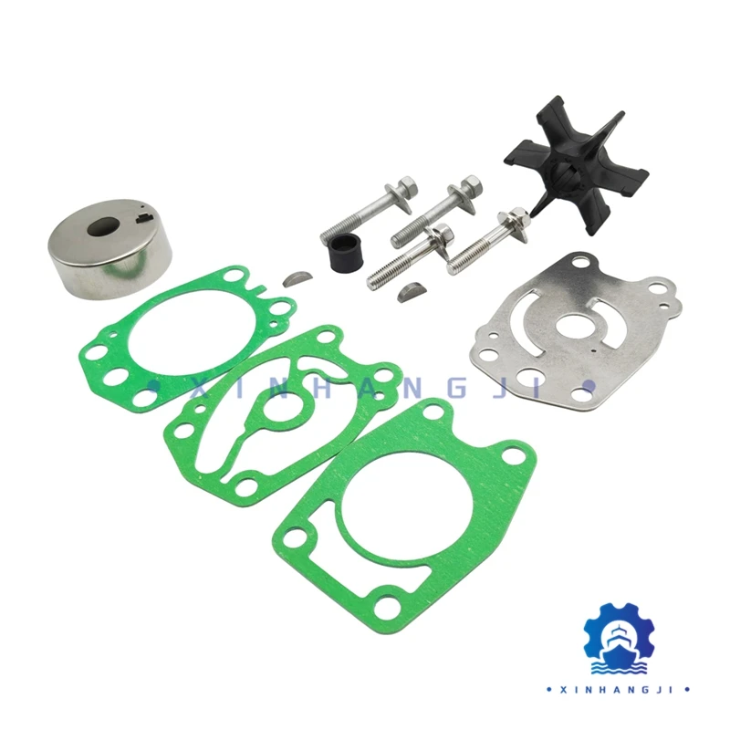Water Pump Impeller Repair Kit 6F5-W0078 For Yamaha 2 Stroke 40HP C40 Outboard part 679 6F5-W0078-A0 6F5-44352-A0