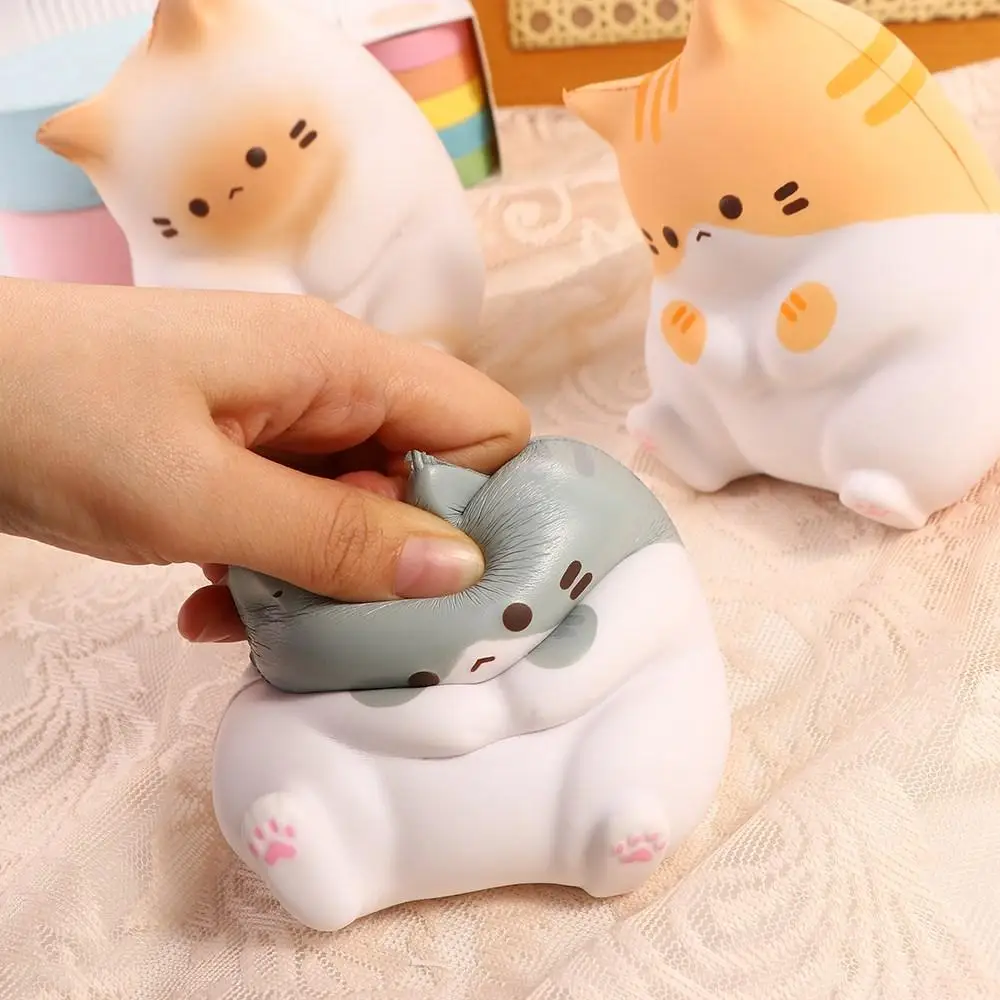 Novelty Cat Cat Pinch Toy Rebound PU PU Slow Rising Squeeze Cat Cartoon Slow Rising Room Decor