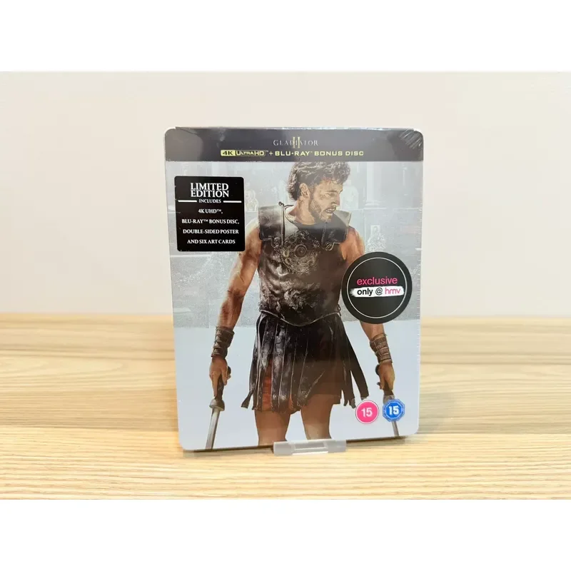 British Version HMV Exclusive 4K Iron Box Gladiator 2