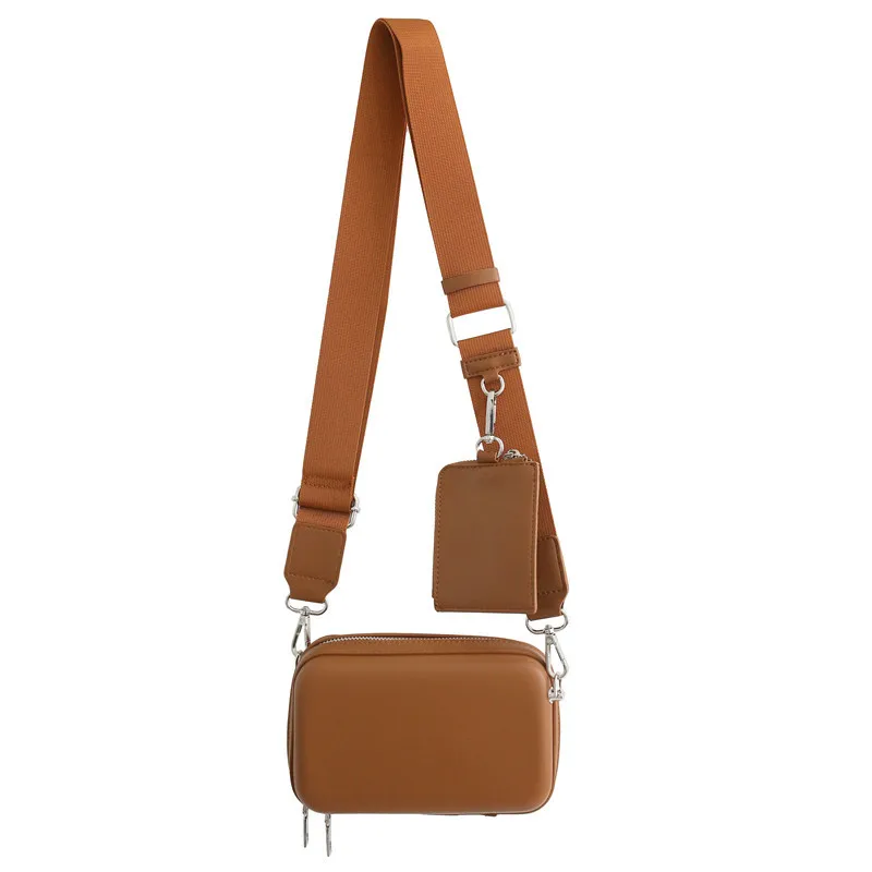 Men's Small Bags Crossbody Trend Phone-Bag Simple Personality Single Shoulder PU