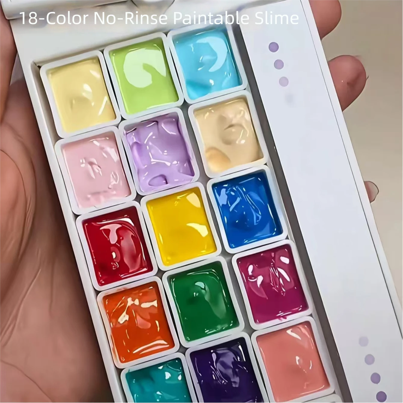 18-Fächer-Schmetterlings-Palette, mehrfarbiges Patting-Gel, 2026, neue, hochsättigende Farben, kein Ablenken, Transfer-Malerei, Farbverlauf-Nagelgel – Detail 12