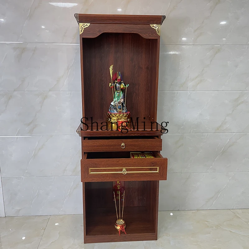 

CL Offering Table Shrine Aluminum Alloy Standing Cabinet Simple Modern New Chinese Case Storage Cabinet