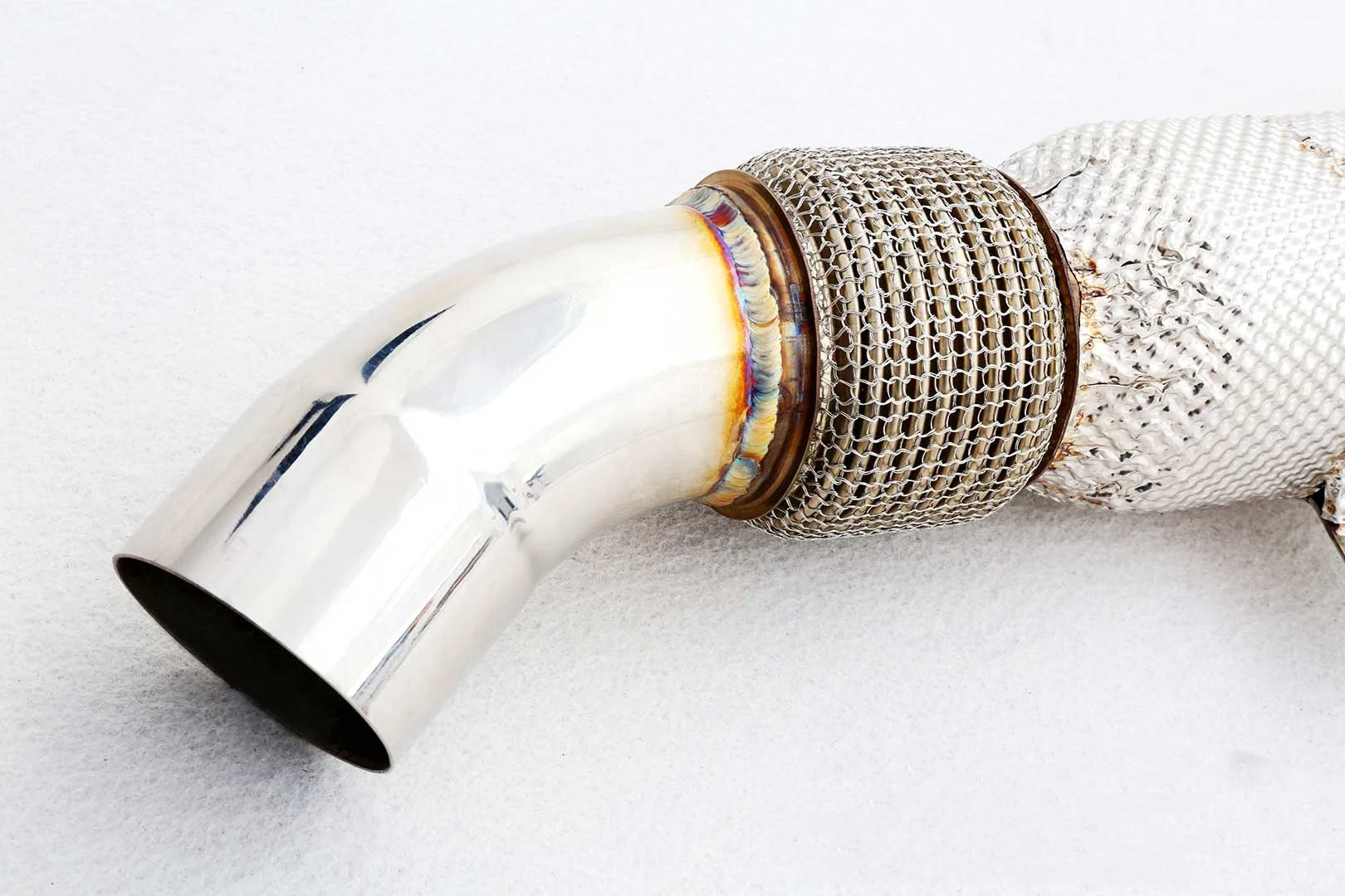 Factory Highflow Race for  Downpipe Heatshield for  B58 3.0T Stainless Steel Fits 640i 540i M240i M340i  A90 Z4 X3/X4