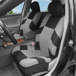 AUTO PLUS Universal Size Seat Covers for Car SUV Truck Vans Tire Press Design Seat Covers Full Set Car Accessories Interior
