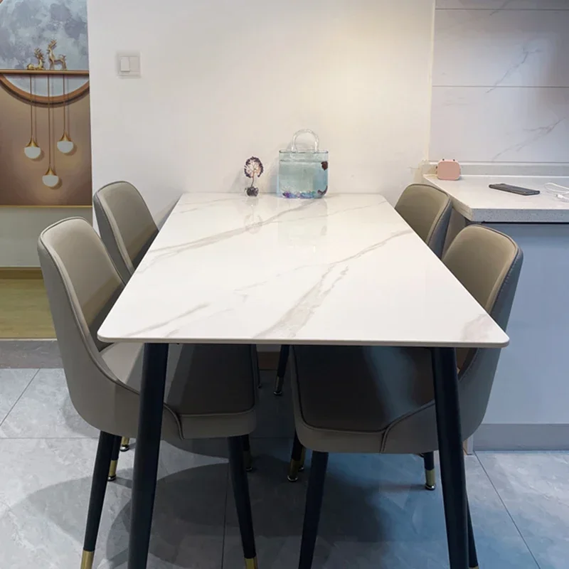 Living Room Chairs Modern Kitchen Table Cafe Home Furniture China Luxury Center Sets Rectangular Dining Tables Mesa Restaurant - Image 2