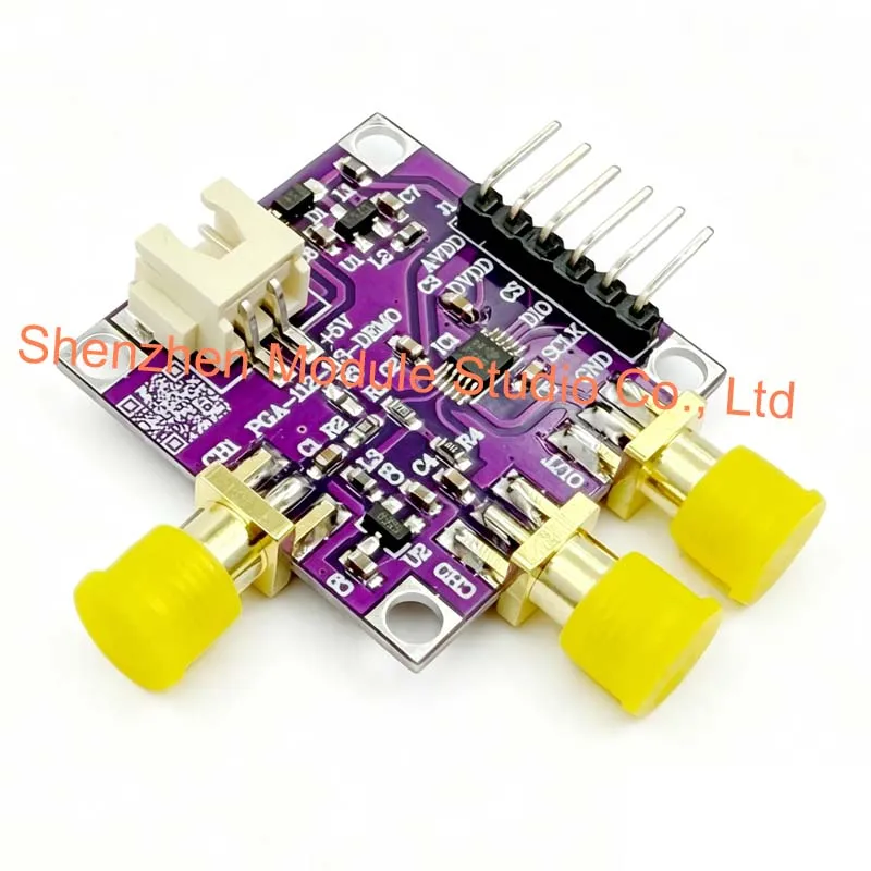 PGA113 Signal Conditioning Module Adjustable Gain 1-200 Low Frequency Amplifier for ADC Front-End Processing