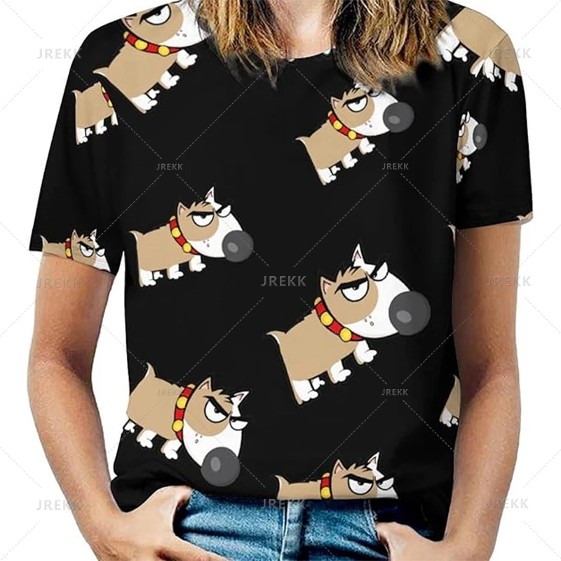 Fashion 3D Bull Terrier Printing T Shirt For Men Animal Bulldog Graphic Tee Shirts Kid Funny Streetwear Short Sleeve Shirts Tops