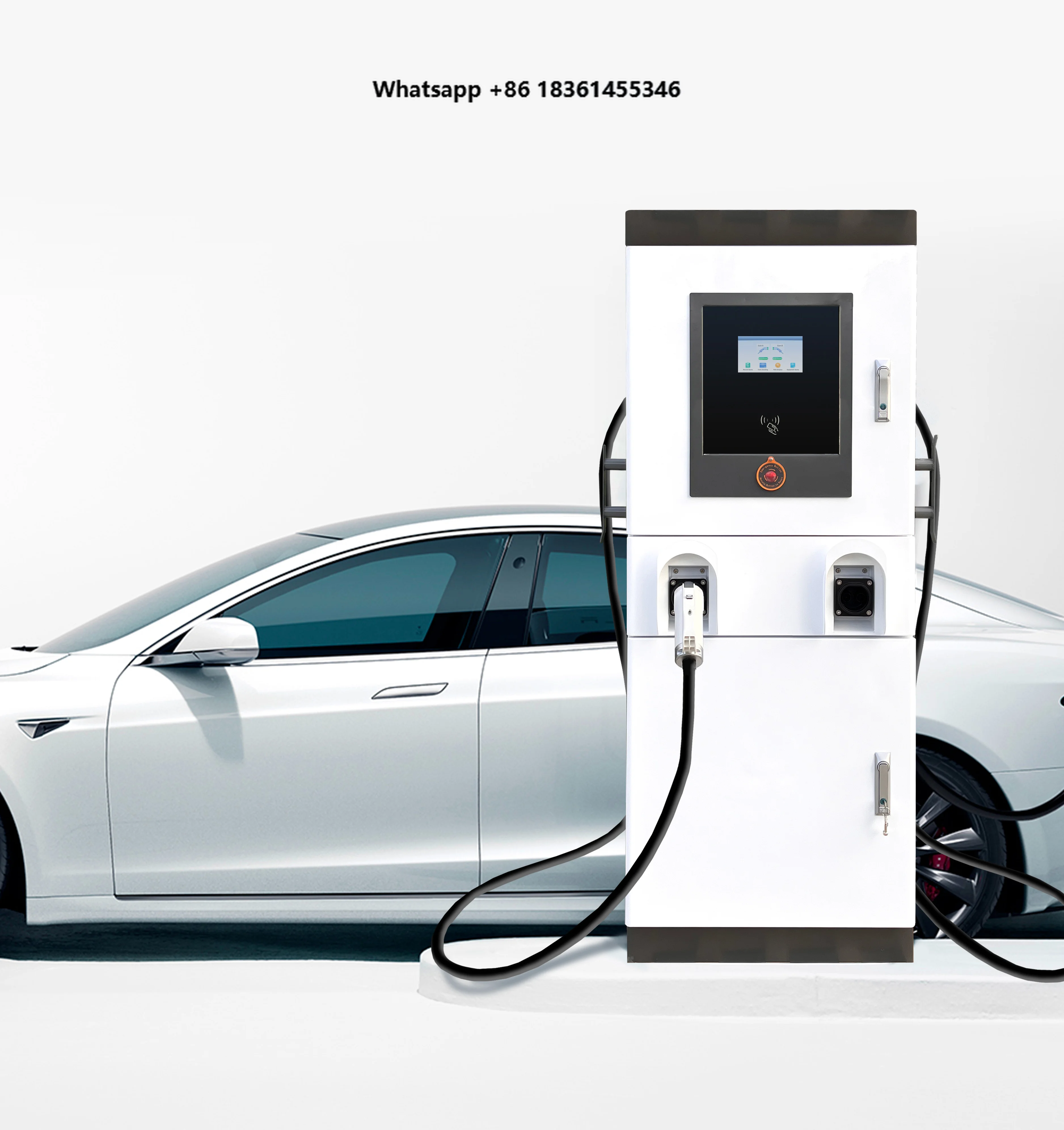 For Electric Car Manufacturers 120kw 160kw 180kw GBT   Dual Gun  DC EV Charging Station Pile
