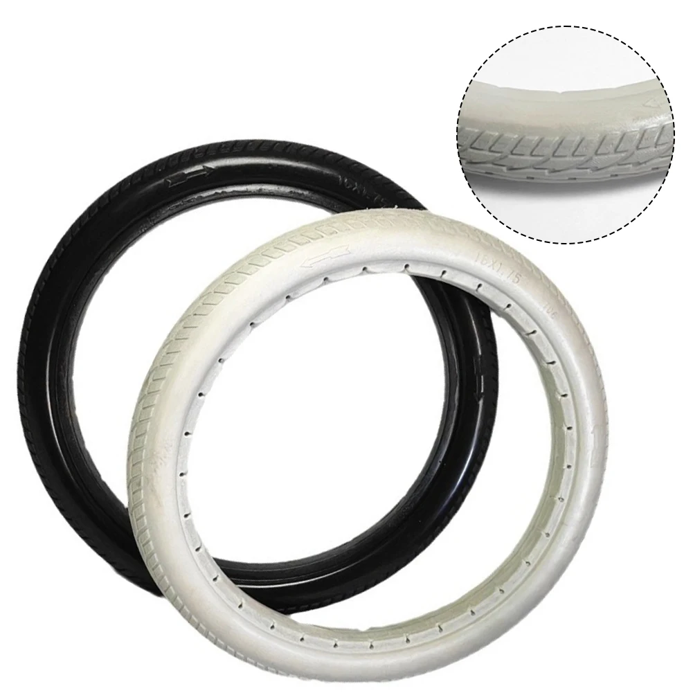 16-Inch Solid Tire 16x1.75 Solid Tire Suitable For Wheelchairs Explosion-proof  Bicycles Wheelchair Pneumatic Tire Cycling Parts