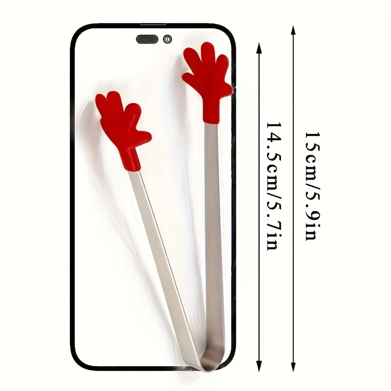 مشبك خدمة لطيف من الفولاذ المقاوم للصدأ -مناسب للفواكه、خبز、وجبات خفيفة、سلطة - أدوات مطبخ متعددة الوظائف