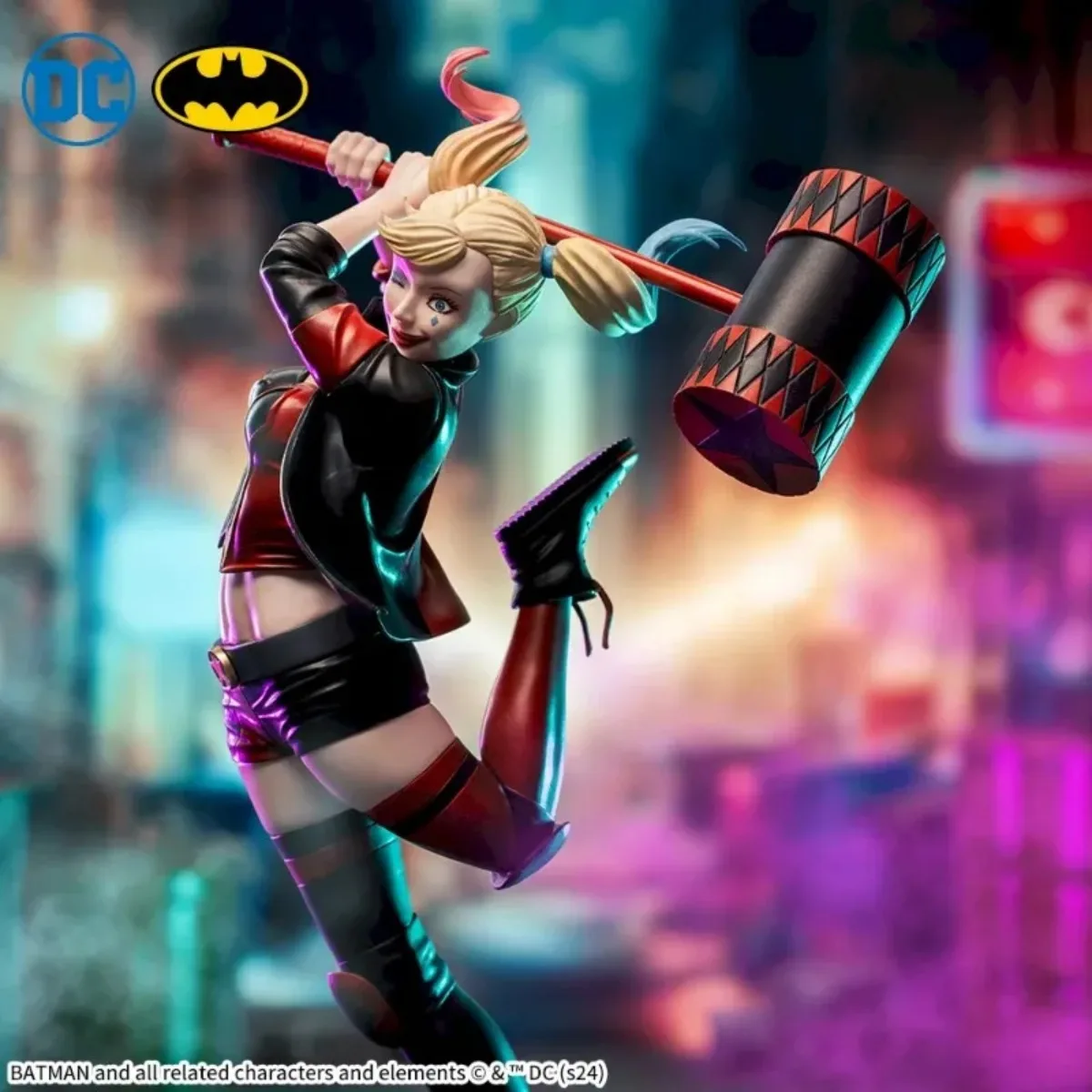 DC Joker Harleen Quinzel Anime Figur Aktionsspielzeug für Jungen Mädchen Weihnachtsgeschenk Sammlermodell Ornamente