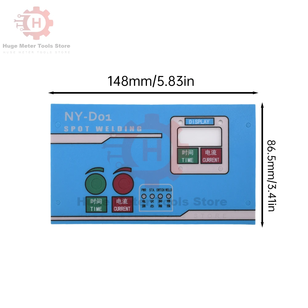 NY-D01 100A Nokta Kaynakçı Kontrol Modülü 110 V/220 V Trafo dijital ekran Nokta Kaynak Süresi Ve Akım Kontrol Kartı