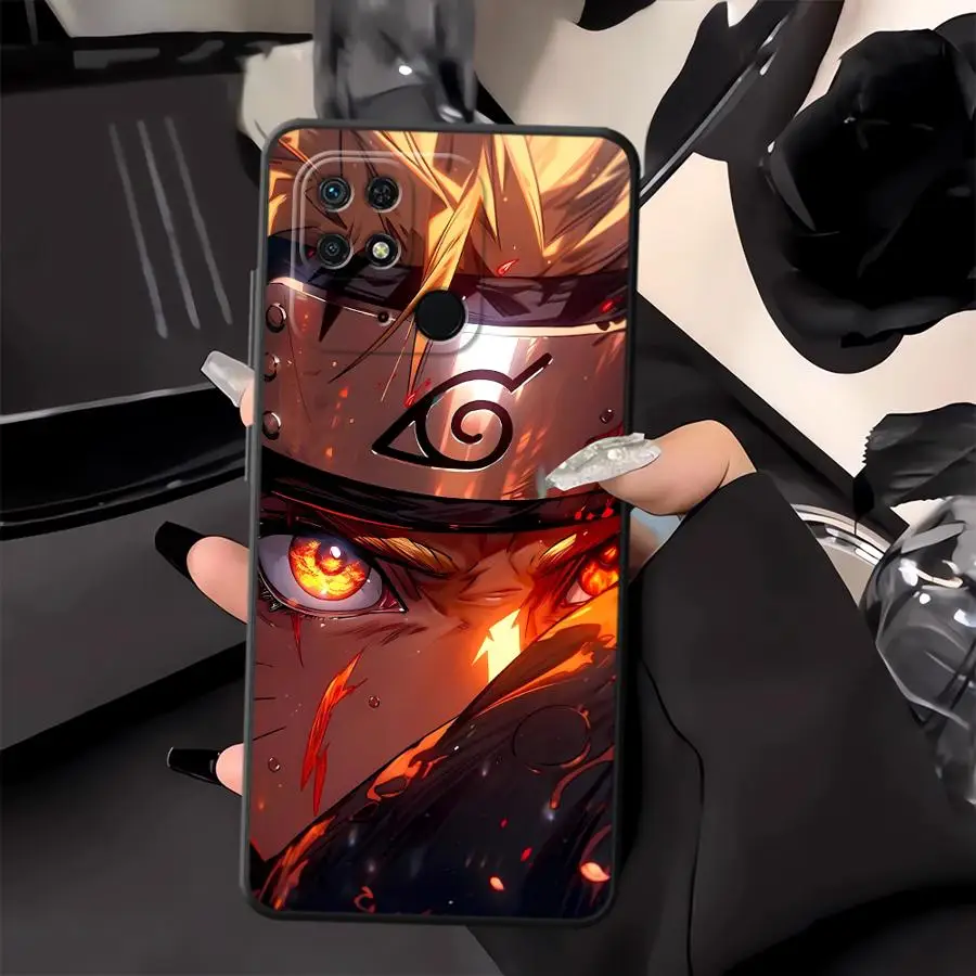 N-Narutos كول أسود لينة غطاء الهاتف الحال بالنسبة Xiaomi Redmi 14C 13C 10 A1 A2 Plus 9 A5 K40 K80 Pro A4 A3 12C