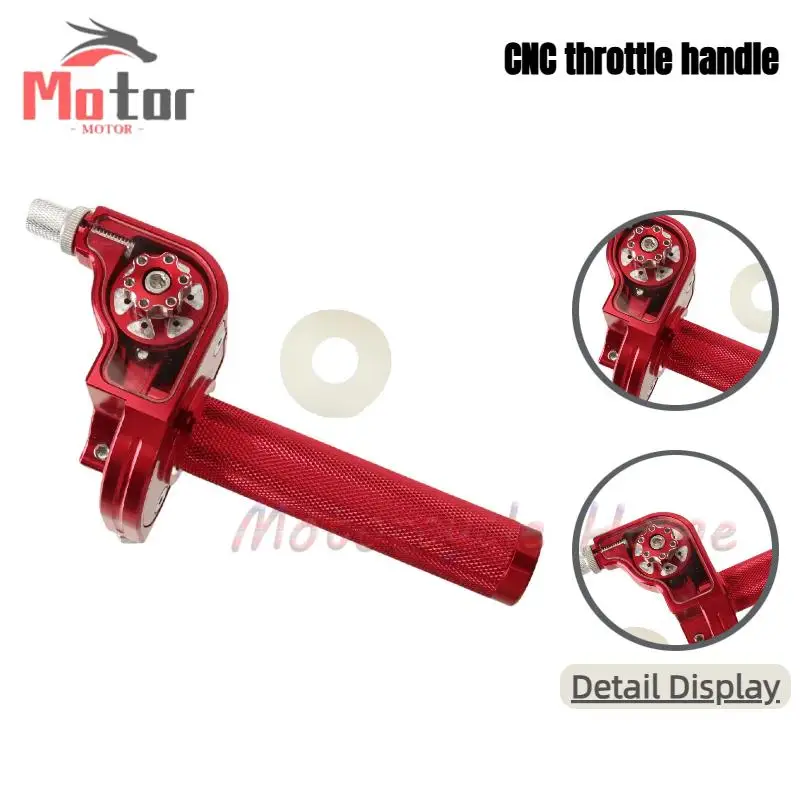 

Premium High-Performance Twist Throttle featuring Visible Red Handle Grip – Universal Compatibility for CQR/CRF Off-Road Dirt