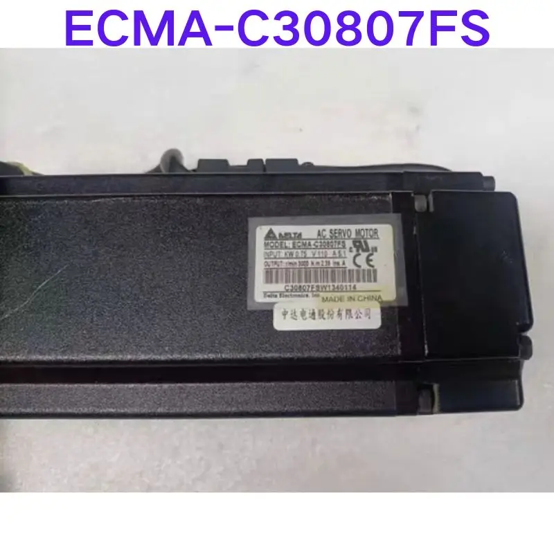 Second-hand test OK , Servo Motor ECMA-C30807FS