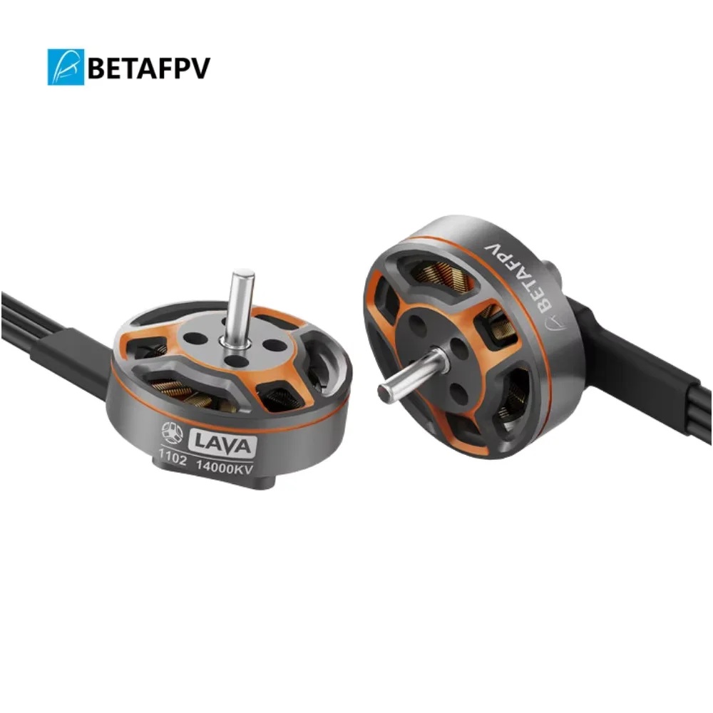 4 Uds BETAFPV LAVA 1102 14000KV 22/44mm longitud del Cable Motor sin escobillas para Drones FPV Compatible con Pavo Femto