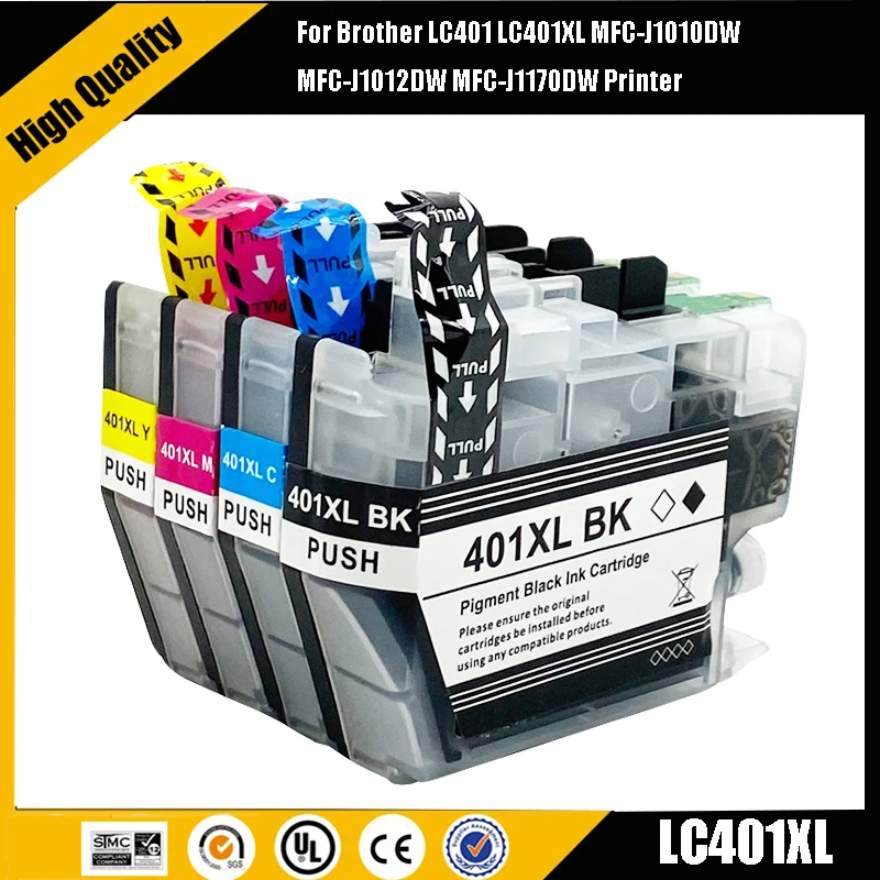 

Einkshop LC401XL Compatible Ink Cartridge For Brother LC401 LC401XL MFC-J1010DW MFC-J1012DW MFC-J1170DW Printer