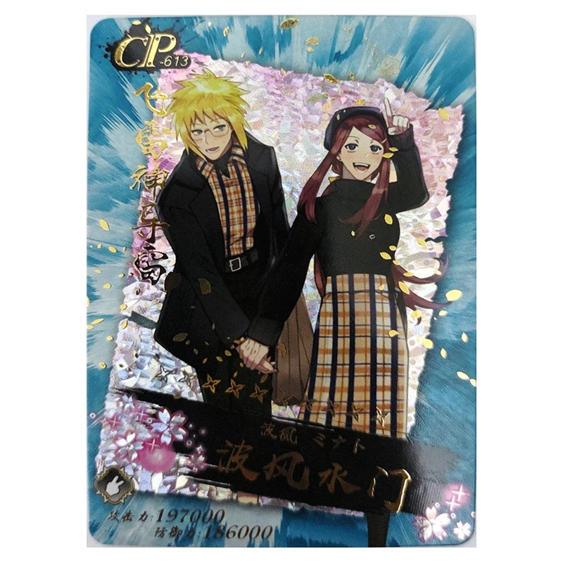 Anime NARUTO Rare CP Game Itachi Kushina Haruno Sakura Namikaze Minato Tenten Kakashi Collectible Cards Birthday Toys Gift view 3