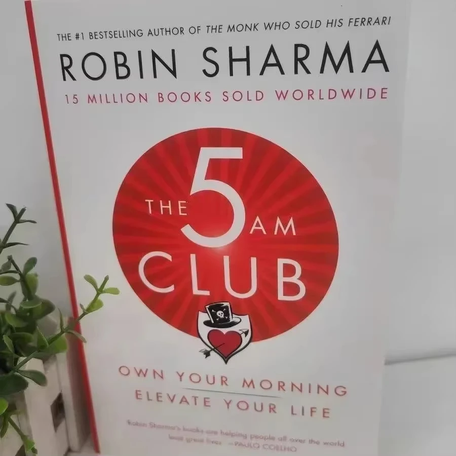 The 5AM Club By Robin Sharma Own Your Morning Elevate Your Life English Book psicologia libros book books
