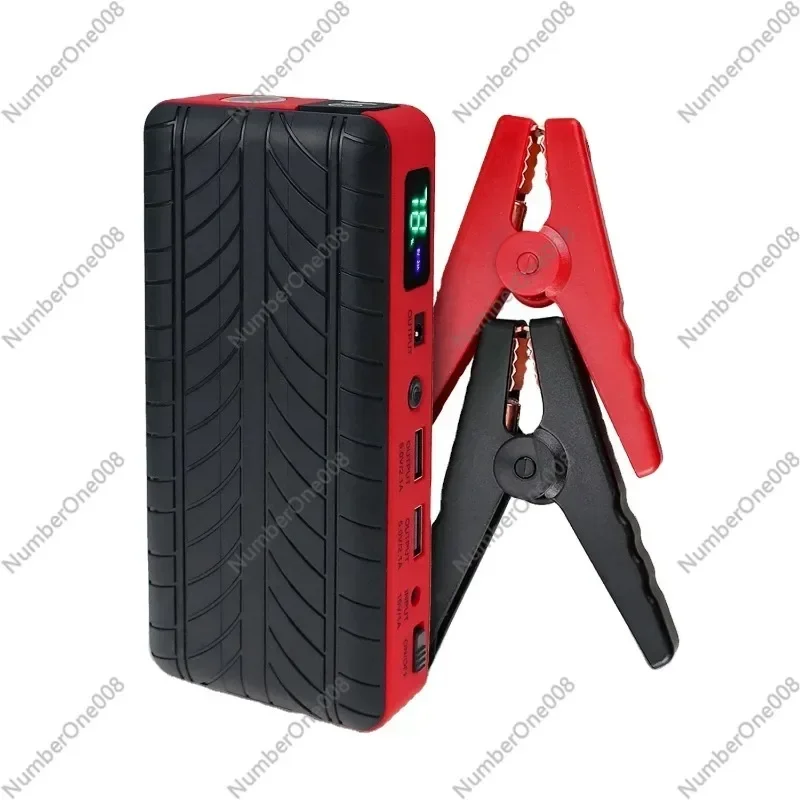 2022 Hot Selling Emergency Car jump starter with air compressor 1000mAh portable car jump battery car dual usb adapter charger