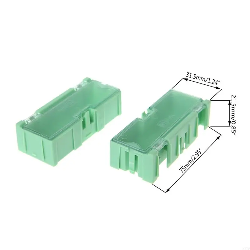 X37E Mini SMT Elektronikbox IC Elektronische Komponenten Aufbewahrung für Gehäuse 75x31,5x21