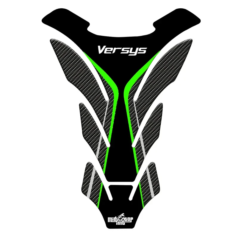 For Kawasaki Versys 650 1000 X300 Versys-X Motorcycle Accessories 3D Fuel Tank Pad Protection Sticker Decal