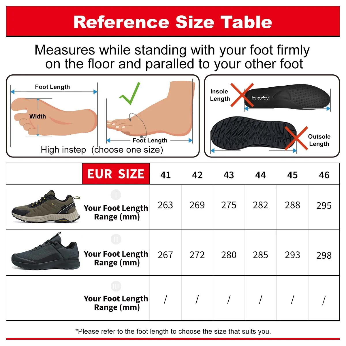 Baasploa Hiking Shoes Men Outdoor Climbing Lace-Up Sneakers Male Anti Splash Water Casual Wear-Resistant Non-slip Walking Shoes