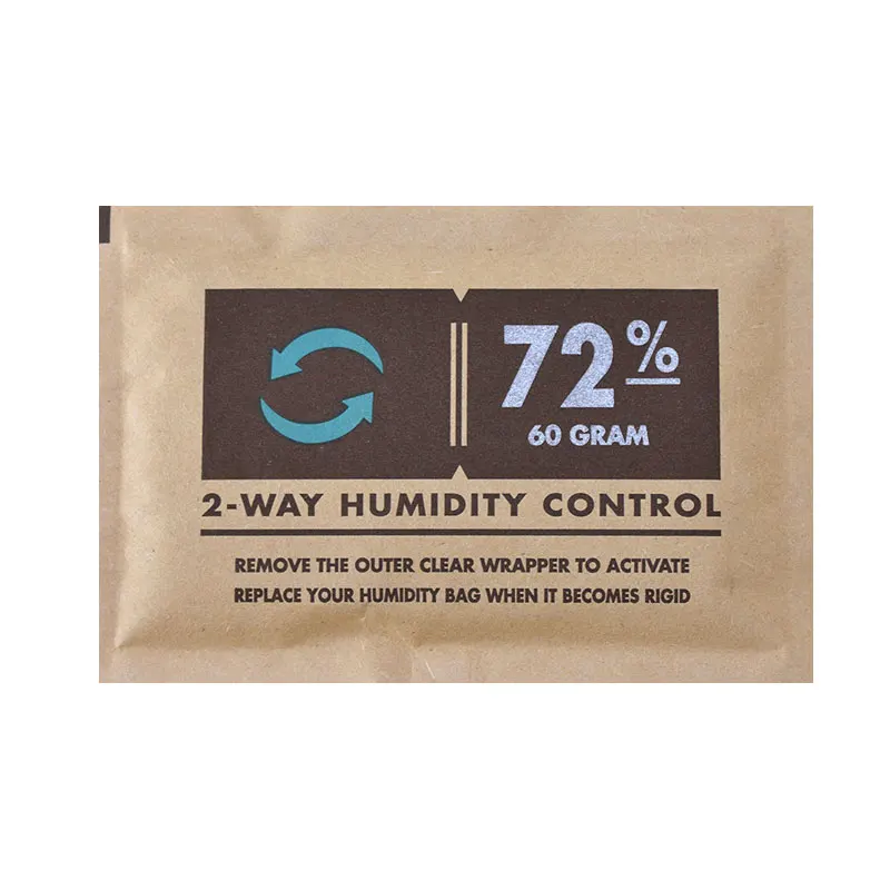 69% 62% 65% 72% 75% 84% 8g 60g Cigar Moisturizing Pack Humidity Control Pack Per Pack 69%Humidity Sealed Constant Humidity Pack