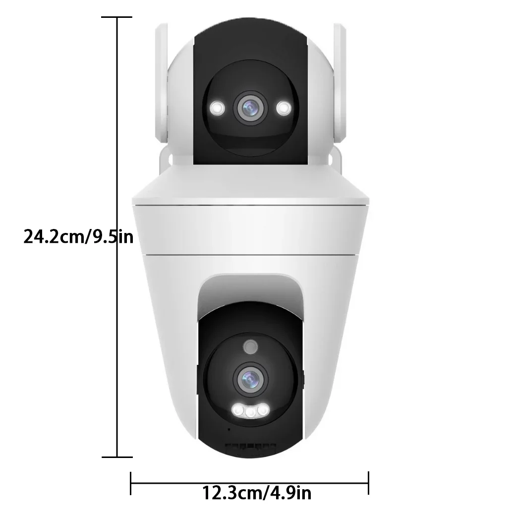 HD Surveillance Camera with Intelligent Motion Tracking IP65 Waterproof Two-Way Voice Call And Night Vision for Security