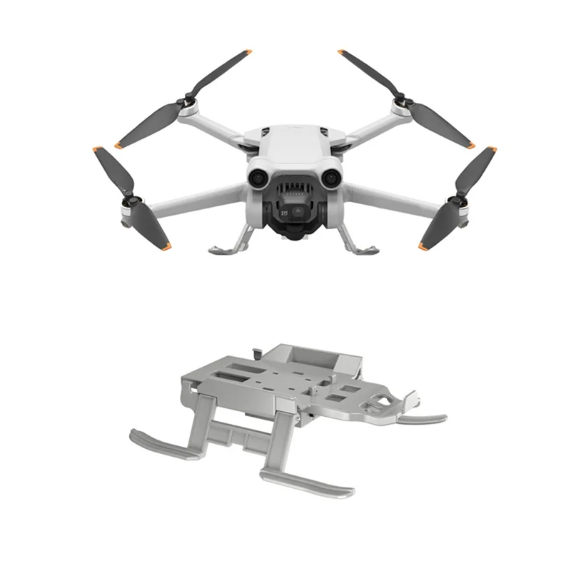 A73E-LED Foldable Landing Gear For Mini 3 Pro Drone Extended Landing Skid Lens Anti-Drop Protective For DJI Mini 3 PRO