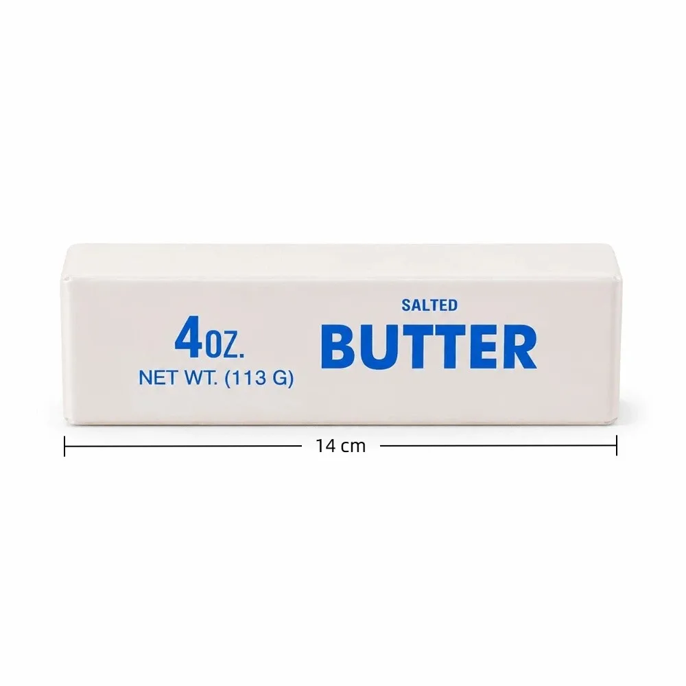 Super Soft Cheese Butter Stick Squeeze Toy Stress Relief Hand Relaxation Simulation Food Fidget Toy Slow Rising Pinch Toy Gift