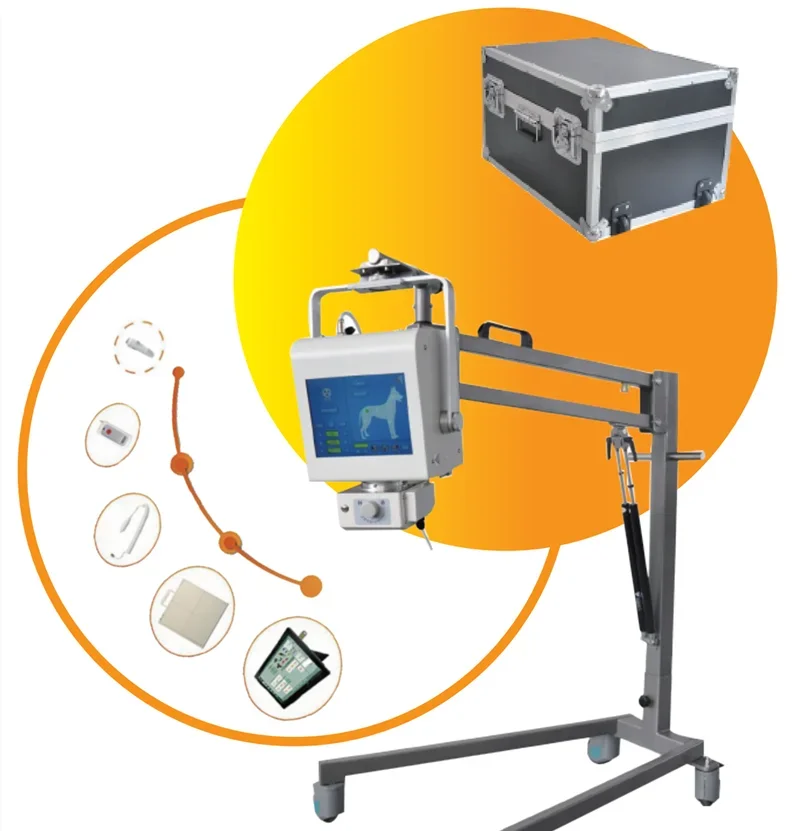 Portable High Frequency Digital Veterinary Xray machine Mobile Radiography Machine Veterinary Xray machine for pet clinic