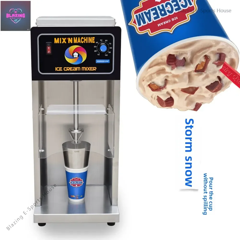 

Ice Storm Machine Ice Cream Blender Blizzard Machine Ao Storm Pouring Cup Without Sprinkling Fancy Ice Cream Machine Commercial