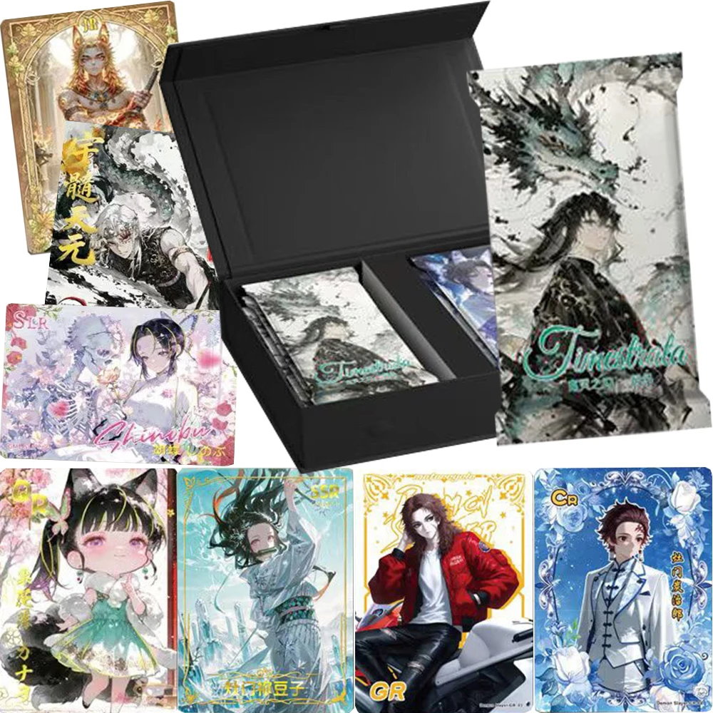 

Popular IP Demon Slayer Anime Collection Cards for Boys Girls High Quality Exquisite Trendy Character Peripheral Hobby Card Gift