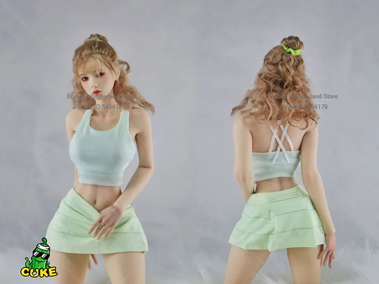 

In Stock CUKE TOYS 1/6 Scale Female Soldier Yoga Camisole Elastic Sexy Lingerie Model Clothes For 12'' Action Figure Doll