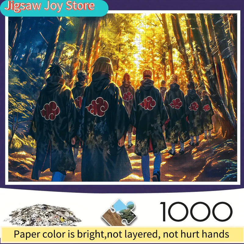 

Пазл на тему аниме «Наруто», подходящий для взрослых, большой настенный рисунок, сложный коллекционный подарок для фанатов (50,01 см × 7 см)