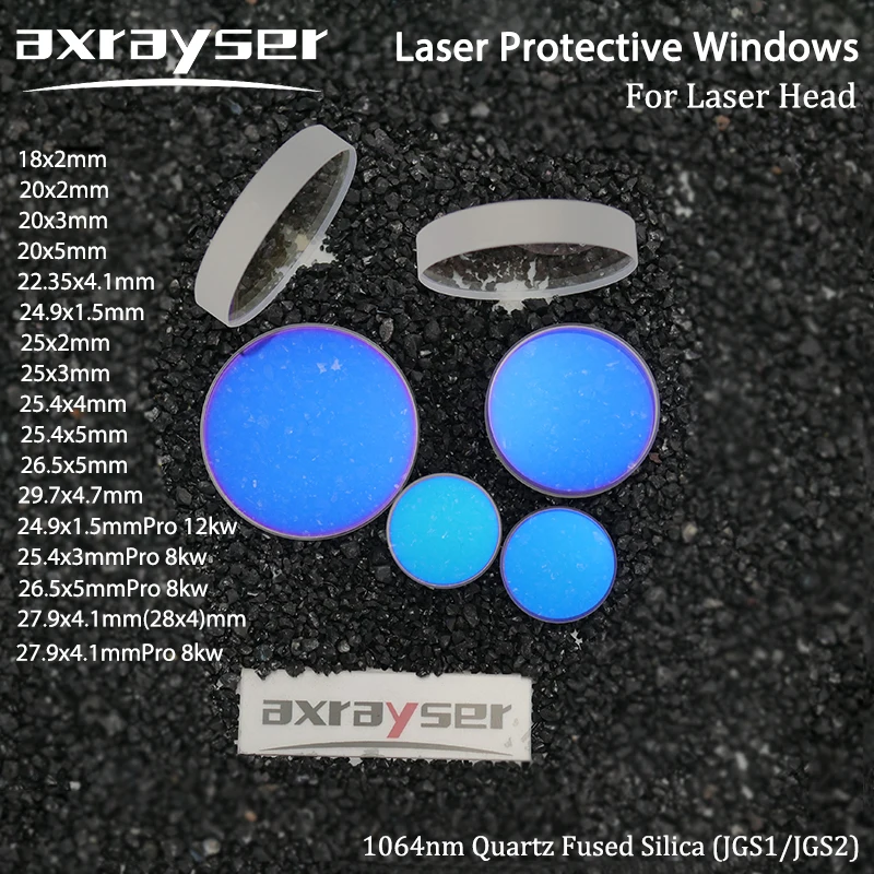 

Laser Protective Windows for Raytools Precitec WSX Dia18-29.7mm Fused Silica Lens Fiber Cutting Machine Head Parts