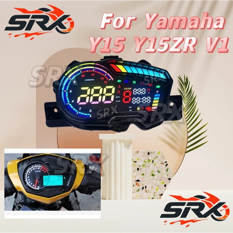 For Yamaha Y15 Y15ZR V1 Digital Meter Panel For Sniper 150 V1 Motorcycle Speedometer Gauge Assy 2PV-H3500-20 21