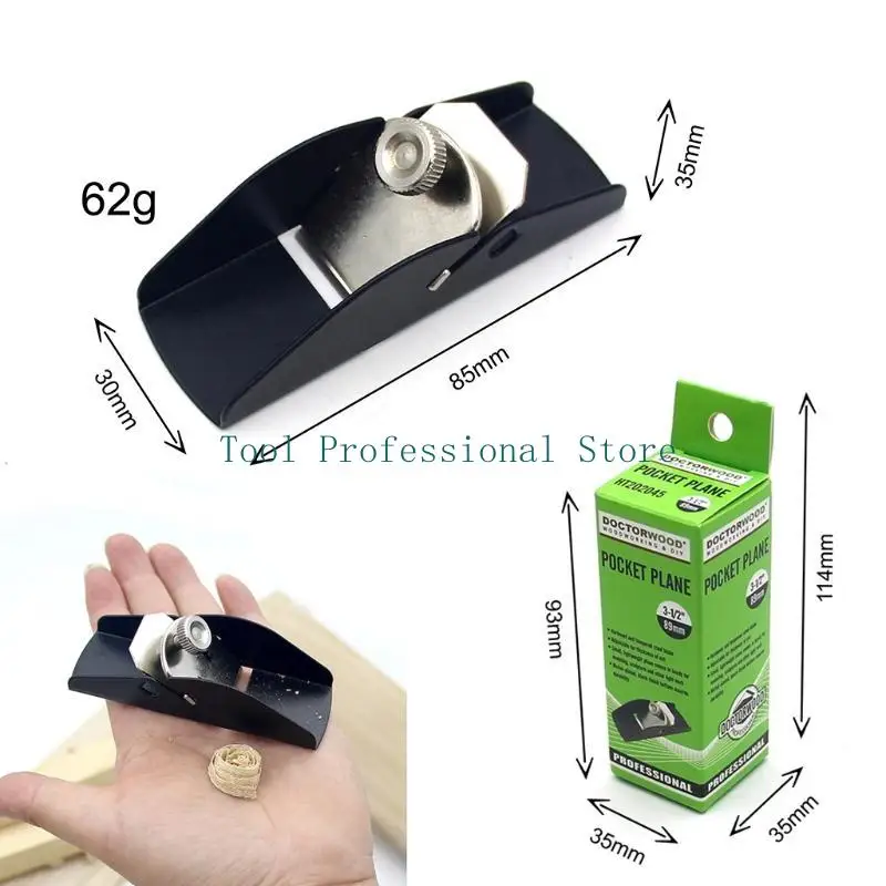 57QF Woodworking Mini Trimming Plane Hand Planer Carpenter Tools Cutting Sharpening
