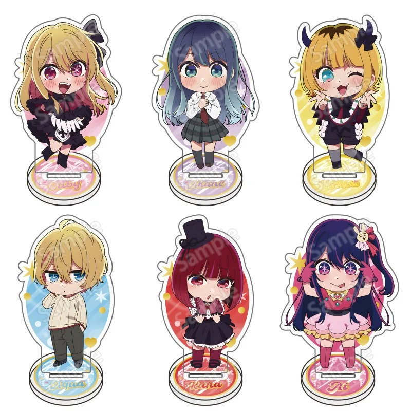 Figura de Anime OSHI NO KO, modelo de soporte Arima Kana/Hoshino Rubii/MEM CYO/Kurokawa Akane, decoración de escritorio bonita, letrero de pie, regalos de 10CM