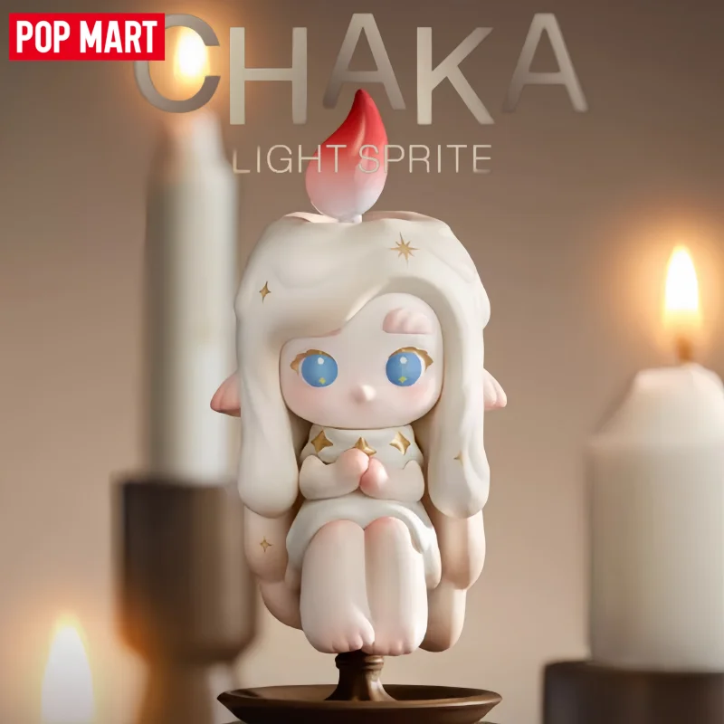 

New POP MART CHAKA LIGHT SPRITE Series Blind Box Toys Kawaii Collectible Anime Figurines Models Desktop Ornament Birthday Gifts
