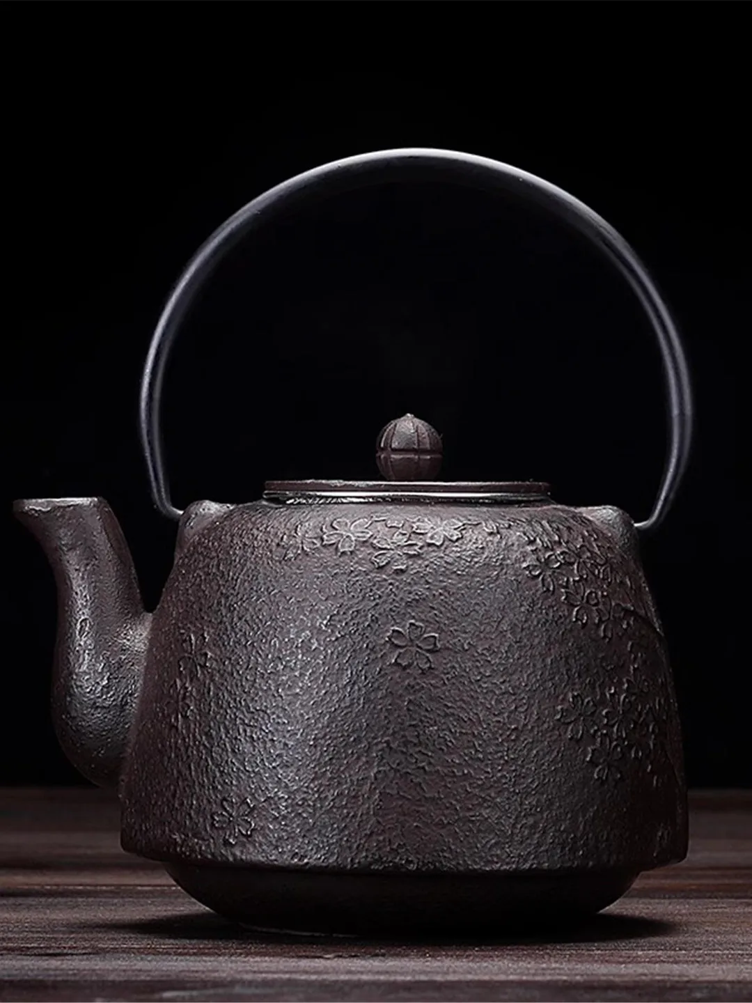 

Handmade Shengtai Cast Iron Tea Pot for Brewing Tea And Heating Water Traditional Japanese Style Stove Top Tea Set Iron Pot