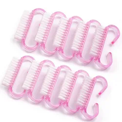 10/20/50/100pcs Handle Grip Nail Brush Fingernail Scrub Cleaning Nail Brushes Cleaner Nail Scrubber Bulk for Men Women