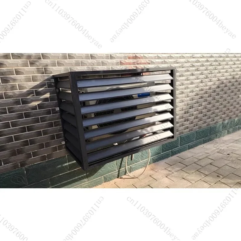 Air outer cover zinc steel shutters aluminum alloy air conditioner cover grille outdoor air conditioner protective cover