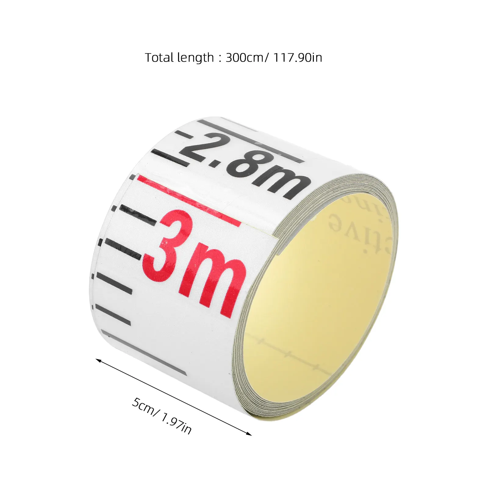 3M 5Cm Waterproof Water Level Gauge Sticker Adhesive Liquid Level Indicator Reflective For Aquarium Pool Tank Outdoor Use