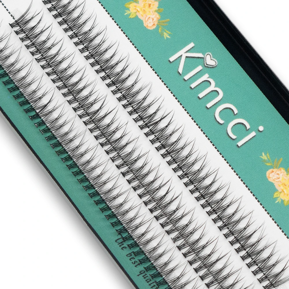 Kimcci Dovetail Fly Eyelashes Natural Soft Fasle Fake Eyelashes 0.07mm Extension Natural Slender Cross False Eyelashes