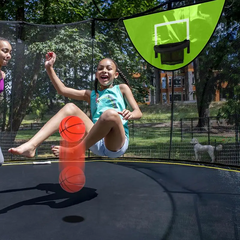 

Basketball Hoop For Trampoline Multipurpose Waterproof Basketball Hoop Sunproof Basketball Hoop With Pump & Ball For Boys And