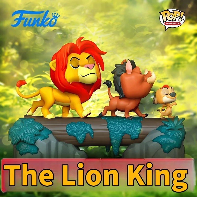 Figura de acción del Rey León Funko Pop Hakuna Matata, estatua de edición limitada, muñecas, decoración de escritorio, juguete para coleccionar, regalos originales