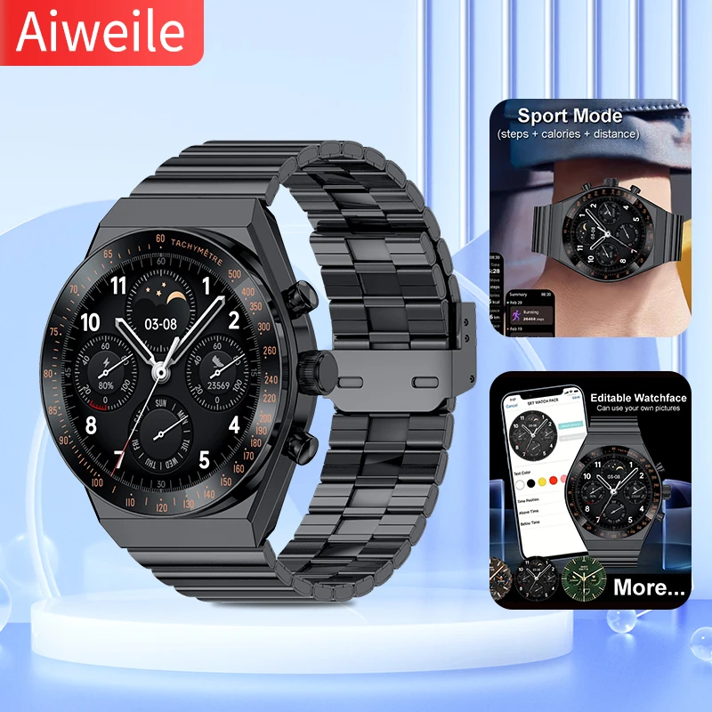 

Aiweile AW36 Men Women Smart Watch For Android IPhone IOS, Sports Modes, Wireless Bluetooth Call, New Fashion Gift For Friends